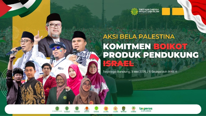 Aksi Bela Palestina, Persatuan Islam Kabupaten Cilacap Mengajak Turun Aksi